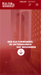 Mobile Screenshot of kulturwandel.org